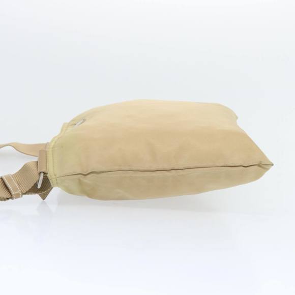 PRADA Shoulder Bag Nylon Beige Auth 66591 - Picture 4 of 16